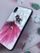 Силіконовий чохол "Стільні ромби" для Apple iPhone X/Xs Дівчина в платті - зображення 2