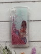 Силіконовий чохол із блискітками, що переливаються, для iPhone X Дівчина та вежа - зображення 1