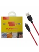 Кабель USB Hoco X21 Plus Silicone micro USB Black/Red - изображение 2