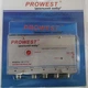 Усилитель домовой PROWEST LB-171-4 (IN 1 OUT 4 20dB) для кабельного и эфирного ТВ 220В 45-1000 МГц - изображение 2