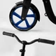 Самокат детский двухколесный Best Scooter от 8 лет широкий руль черный с синим 79855 - изображение 4