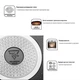 Кастрюля мраморная Top Kitchen диаметр 28 см Антипригарное мраморное покрытие черная с оранжевым (to-TК00053) - изображение 2
