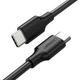 Кабель UGREEN US286 USB Type-C to USB Type-C 60W Cable Nickel Plating 3A 1m Black (50997) - зображення 1