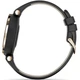 Смарт-часы Garmin Lily Cream Gold Bezel with Black Case and Italian Leather Band (010-02384-B1) - изображение 3