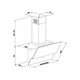 Вытяжка наклонная Eleyus Element 700 60 BL - изображение 10