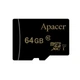 Карта пам`ятi MicroSDXC 64GB UHS-I Class 10 Apacer + SD adapter (AP64GMCSX10U1-R) - зображення 2