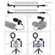 Набор блогера Puluz 4in1 (ring light, mount, phone holder, microphone) (PKT3025L) - изображение 5