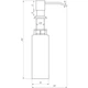 Дозатор рідкого мила Globus Lux GS8444 - зображення 2