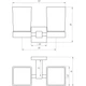 Стакан двойной Globus Lux SQ 9428 SUS304 - изображение 3