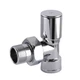 Кран вентильный угловой с американкой SOLOMON 1/2″ CHROM 1845 - изображение 1