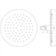 Душевая потолочная круглая лейка Globus Lux ST-0200-R, нержавейка - изображение 5
