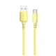 Дата кабель USB 2.0 AM to Type-C 1.0m soft silicone yellow ColorWay (CW-CBUC043-Y) - изображение 1