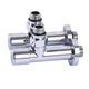 Кран вентильный угловой с американкой SOLOMON LUX 1/2″ CHROM 7777 (2шт.КОМПЛЕКТ) - изображение 2