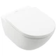 Унитаз подвесной безободковый белый VILLEROY&BOCH Subway 3.0 без сиденья 4670T001 - изображение 1