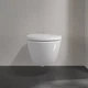 Унитаз подвесной безободковый белый VILLEROY&BOCH Subway 3.0 без сиденья 4670T001 - изображение 8