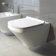 Унитаз подвесной безободковый белый DURAVIT DuraStyle с сиденьем с микролифтом 45510900A1 - изображение 2