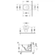 Унитаз подвесной белый DURAVIT D-Сode с крышкой 45351900A1 - изображение 2