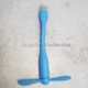 Маленький портативный гибкий вентилятор Переносной мини вентилятор от USB Portable Mini Fan Синий - изображение 7