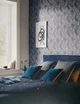 Обои винил на флизелине Erismann Nature soul1.06х10 листья структурные синие серые серебристые 3д 12122-08 - изображение 3