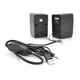 Колонки 2.0 Kisonli L-9090 для ПК і ноутбука USB + 3.5mm 2x3W 20Hz-20KHz - зображення 2
