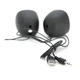Колонки 2.0 Kisonli V350 для ПК і ноутбука USB + 3.5mm 2x1.5W 20Hz-20KHz Black - зображення 2