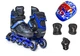 Детские Ролики с комплектом защиты Паук Caroman Sport Blue размер 31-35 - изображение 1