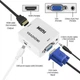 Конвертер VGA2HDMI адаптер з VGA на HDMI + аудіо 3.5мм - изображение 2
