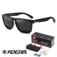 Солнцезащитные очки KDEAM Line Black поляризационные Черные с фирменным комплектом - изображение 2