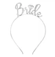 Обруч Для Волосся Весільний Bride Срібло - зображення 1