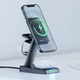 Зарядка беспроводная Qi 3 в 1 Qi 3 в 1 Acefast E3 |15W Max| Док-станция для iPhone + iWatch + Airpods Black (E3B) - изображение 5