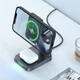 Зарядка беспроводная Qi 3 в 1 Qi 3 в 1 Acefast E3 |15W Max| Док-станция для iPhone + iWatch + Airpods Black (E3B) - изображение 7