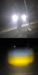 Светодиодная трёхцветная фара Moto LED Mini линза для мотоцикла, мопеда, скутера. Белый.Жёлтый. Бело-Жёлтый Autoexpect (05259) - изображение 3
