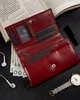 Женский кожаный кошелёк Badura с RFID 11,5 х 17,5 х 3 (PO_D104CR_CE) - красный - изображение 3