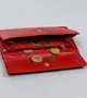 Женский кожаный кошелек Badura с RFID 9,5 х 17,5 х 3,3 (PO_D116CR_CE) - красный - изображение 4