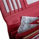 Женский кожаный кошелек Betlewski с RFID 18,5 х 10 х 3,5 (BPD-OL-100) - красный. - изображение 2