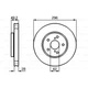 2шт, Тормозной диск Bosch 0 986 478 968 - изображение 5