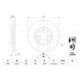 2шт, Тормозной диск Bosch 0 986 478 881 - изображение 5