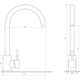 Смеситель для кухни MixMIRA MS1-203S - изображение 5