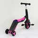 Самокат 3 В 1 Jt-70708 Best Scooter Самокат-Велобег-Велосипед 8 Мелодий Розовый - изображение 4