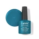 Гель-лак CANNI 221 темно-голубой с мелкими блестками, 7,3 ml - изображение 1