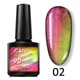 Гель-лак CANNI 9D Galaxy Cat eye 02 малиново-золотий, 7,3 ml - зображення 1