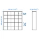 Стеллаж IKEA KALLAX белый 182x182 см 703.015.37 - зображення 2