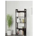 Стеллаж IKEA LAIVA черно-коричневый 62x165 см 401.785.91 - зображення 3