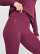 Спортивные леггинсы для бега женские Joma Street 800019.651 S Бордовые (8445456185499) - изображение 4