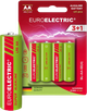 Батарейки щелочные Euroelectric AA LR6 1.5 V blister 4 шт (BL-AA-EE(4)) - изображение 1