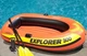 Тримісний надувний човен Intex 58332 (211x117x41 см) Explorer 300 Set + Пластикові весла та ручний насос - зображення 4