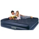 Двухспальная надувная кровать Intex 64124 Pillow Rest Raised Bed, со встроенным электронасосом и сумкой для хранения (152x203x42 см) Черная - изображение 4