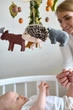 Детский музыкальный мобиль на кроватку для младенцев WooolyWool «Forest» с 35 мелодиями - изображение 3