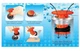 Пробка затычка для ванны с фильтром от волос Tub Shroom силикон 4х5х5 см синяя - изображение 3