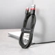 USB кабель із роз'ємом Type-C Baseus Cafule (2A, 3m) Black-Red - зображення 7